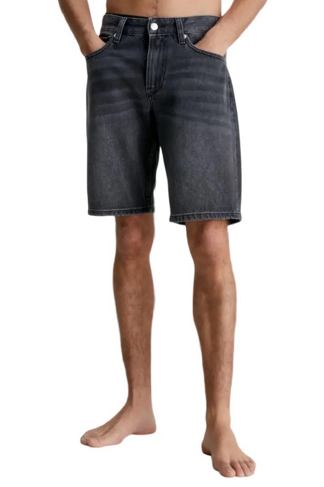 CALVIN KLEIN JEANS REGULAR SHORT ΣΟΡΤΣ ΑΝΔΡΙΚΟ BLACK DENIM