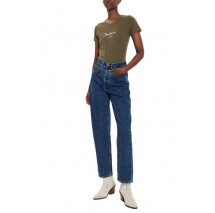 PEPE JEANS LONDON DROP 2 NEW VIRGINIA T-SHIRT ΜΠΛΟΥΖΑ ΓΥΝΑΙΚΕΙΑ GREEN