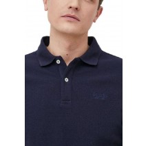 GUESS POLO T-SHIRT ΜΠΛΟΥΖΑ ΑΝΔΡΙΚΗ NAVY