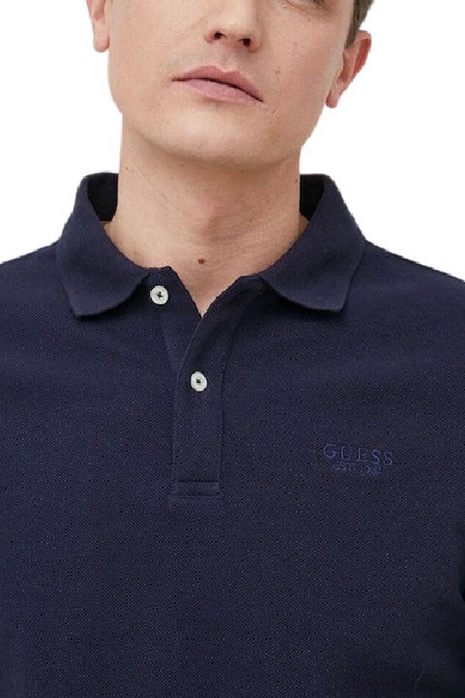 GUESS OZ SS POLO ΜΠΛΟΥΖΑ ΑΝΔΡΙΚΗ NAVY