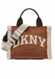 DKNY HADLEE SM TOTE HANDBAG ΤΣΑΝΤΑ ΓΥΝΑΙΚΕΙΑ WALNUT