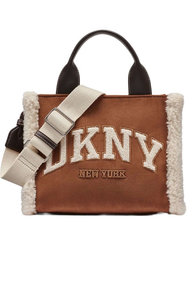 DKNY HADLEE SM TOTE HANDBAG ΤΣΑΝΤΑ ΓΥΝΑΙΚΕΙΑ WALNUT