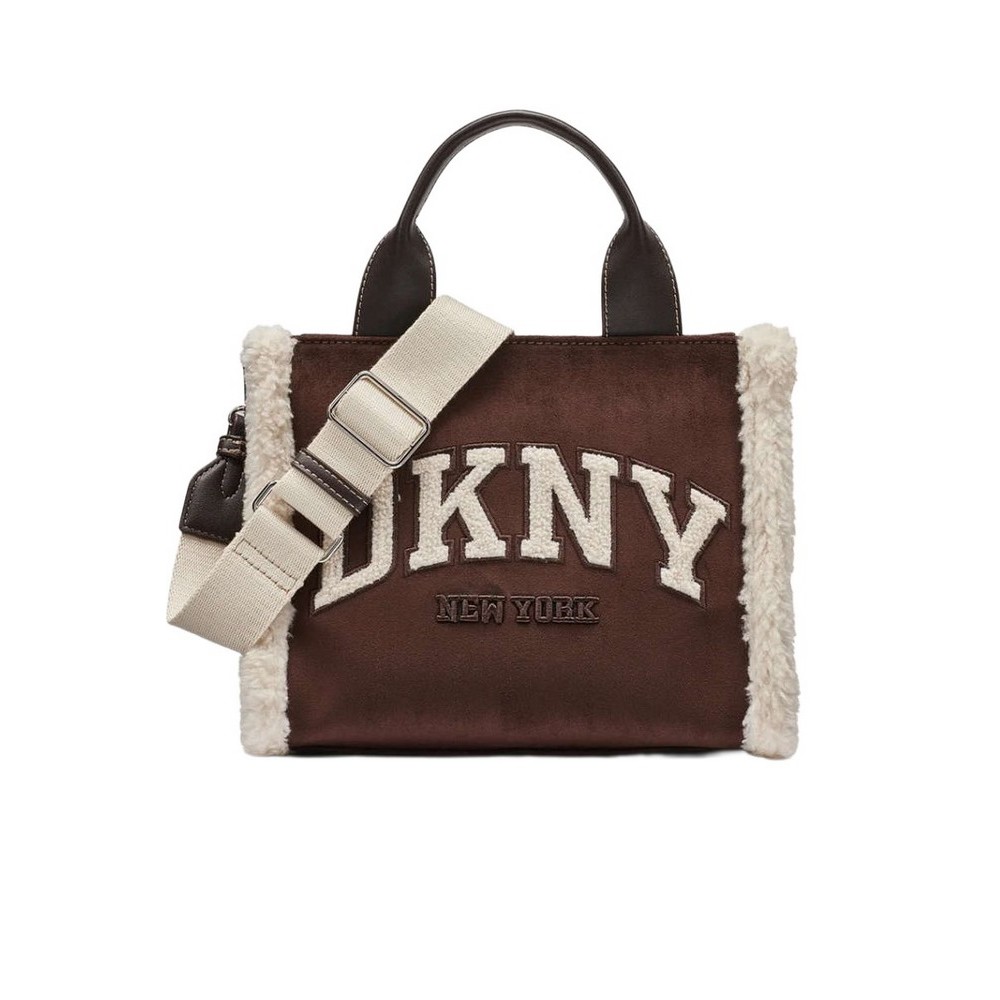 DKNY HADLEE SM TOTE HANDBAG ΤΣΑΝΤΑ ΓΥΝΑΙΚΕΙΑ COFFEE