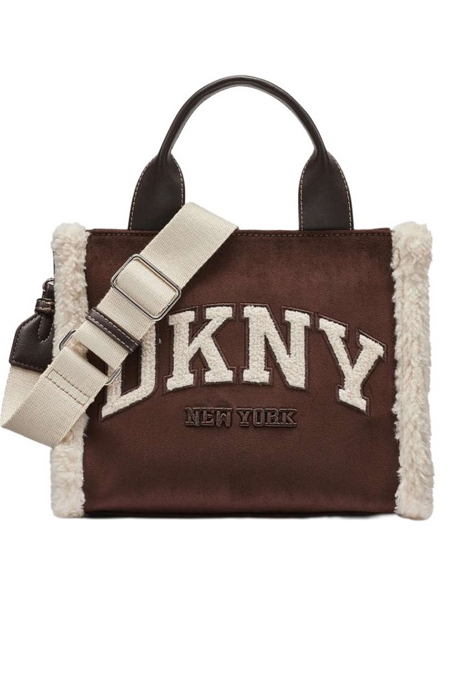 DKNY HADLEE SM TOTE HANDBAG ΤΣΑΝΤΑ ΓΥΝΑΙΚΕΙΑ COFFEE