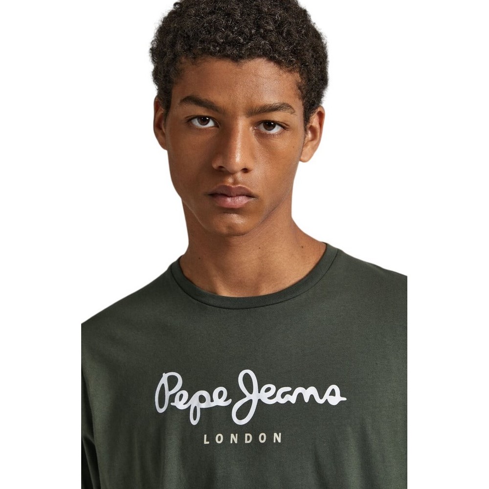 PEPE JEANS EGGO LONG ΜΠΛΟΥΖΑ ΑΝΔΡΙΚΗ OLIVE