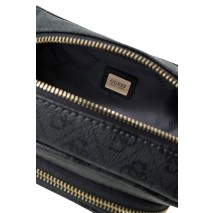 GUESS LATONA BELT BAG ΤΣΑΝΤΑ ΓΥΝΑΙΚΕΙΑ DARK GREY