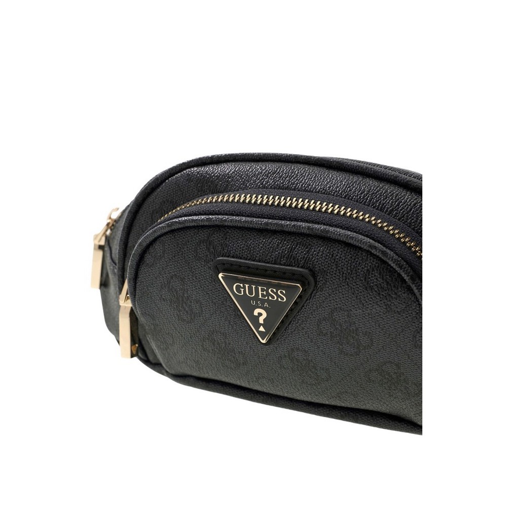 GUESS LATONA BELT BAG ΤΣΑΝΤΑ ΓΥΝΑΙΚΕΙΑ DARK GREY