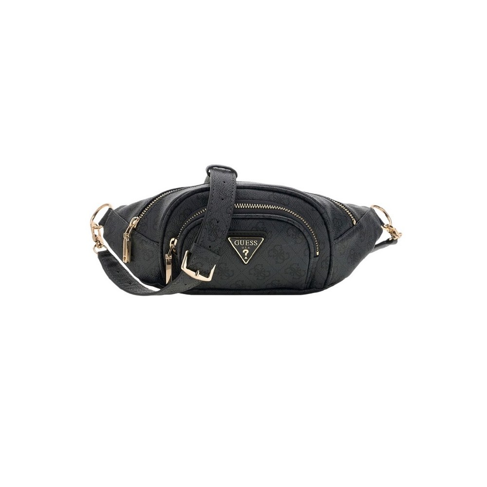 GUESS LATONA BELT BAG ΤΣΑΝΤΑ ΓΥΝΑΙΚΕΙΑ DARK GREY