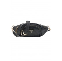 GUESS LATONA BELT BAG ΤΣΑΝΤΑ ΓΥΝΑΙΚΕΙΑ DARK GREY