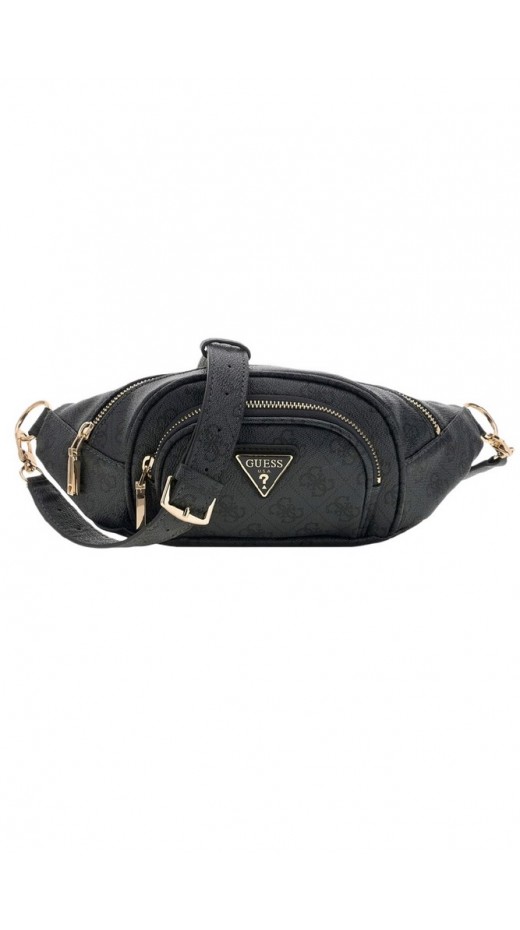 GUESS LATONA BELT BAG ΤΣΑΝΤΑ ΓΥΝΑΙΚΕΙΑ DARK GREY