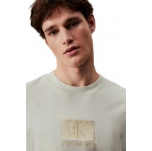 CALVIN KLEIN JEANS EMBROIDERY PATCH T-SHIRT ΜΠΛΟΥΖΑ ΑΝΔΡΙΚΗ ICICLE