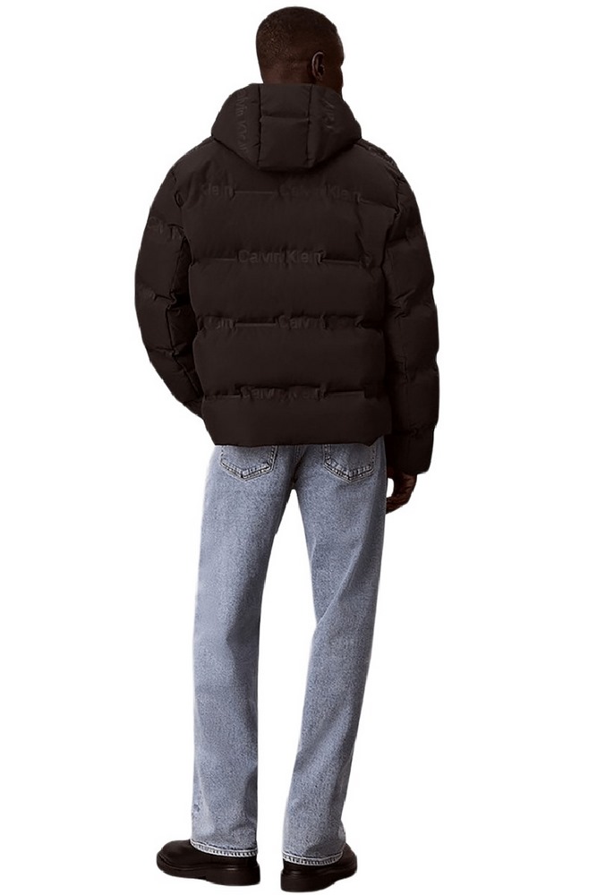 CALVIN KLEIN JEANS RLXD LOGO HEAT SEAL DOWN PUFF ΜΠΟΥΦΑΝ ΑΝΔΡΙΚΟ BLACK