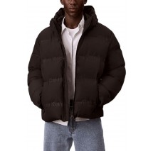 CALVIN KLEIN JEANS RLXD LOGO HEAT SEAL DOWN PUFF ΜΠΟΥΦΑΝ ΑΝΔΡΙΚΟ BLACK