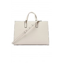 TOMMY HILFIGER DAILY SATCHEL MONO ΤΣΑΝΤΑ ΓΥΝΑΙΚΕΙΑ OFF WHITE