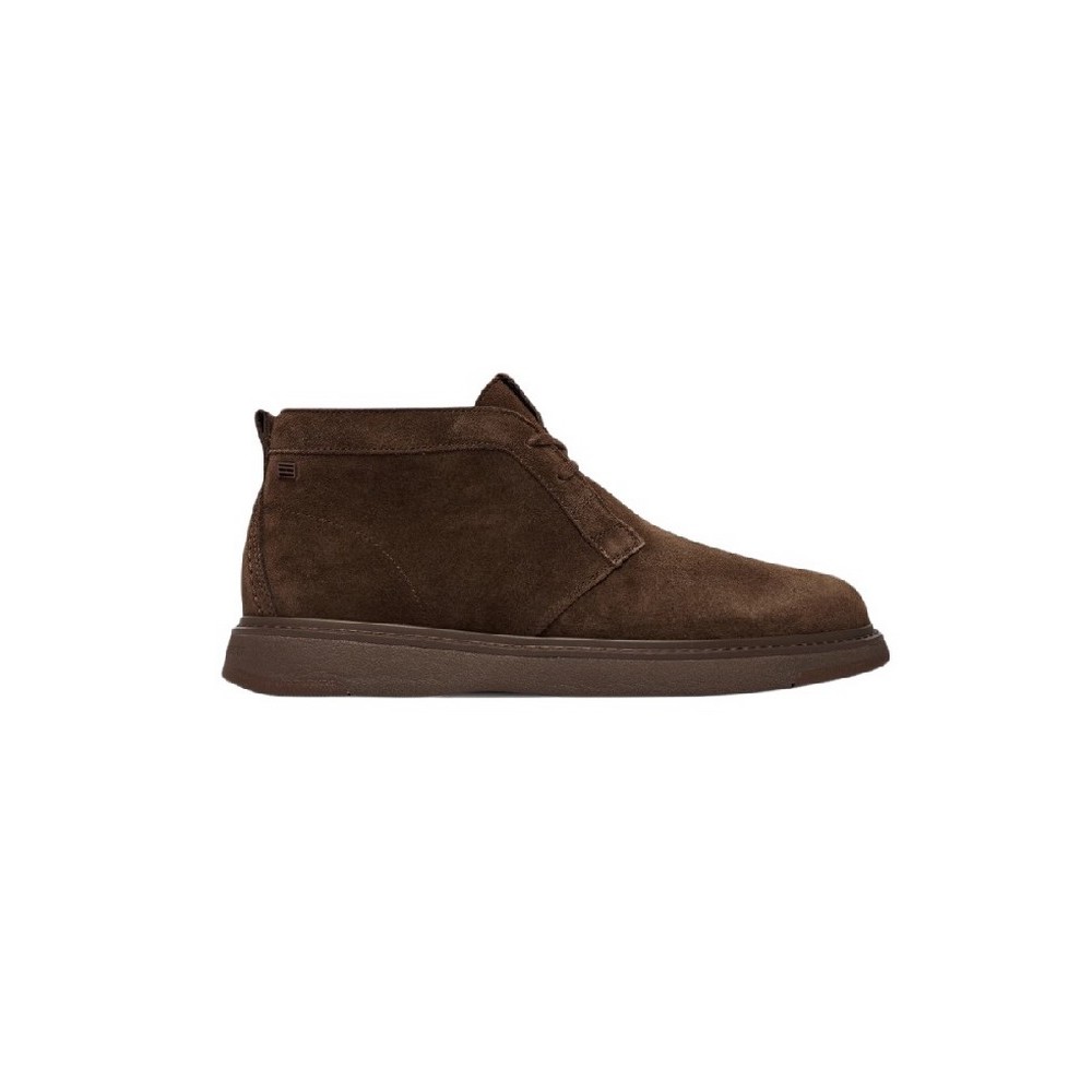 TOMMY HILFIGER COMFORT SUEDE CHUKKA ΠΑΠΟΥΤΣΙ ΑΝΔΡΙΚΟ DARK BROWN