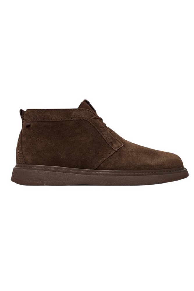 TOMMY HILFIGER COMFORT SUEDE CHUKKA ΠΑΠΟΥΤΣΙ ΑΝΔΡΙΚΟ DARK BROWN