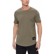 CALVIN KLEIN JEANS BADGE ROUND T-SHIRT ΑΝΔΡΙΚΟ OLIVE