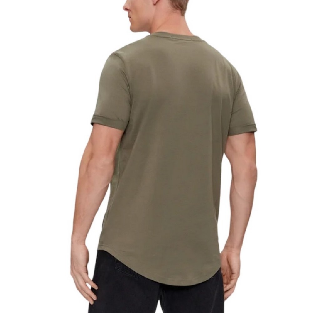 CALVIN KLEIN JEANS BADGE ROUND T-SHIRT ΑΝΔΡΙΚΟ OLIVE