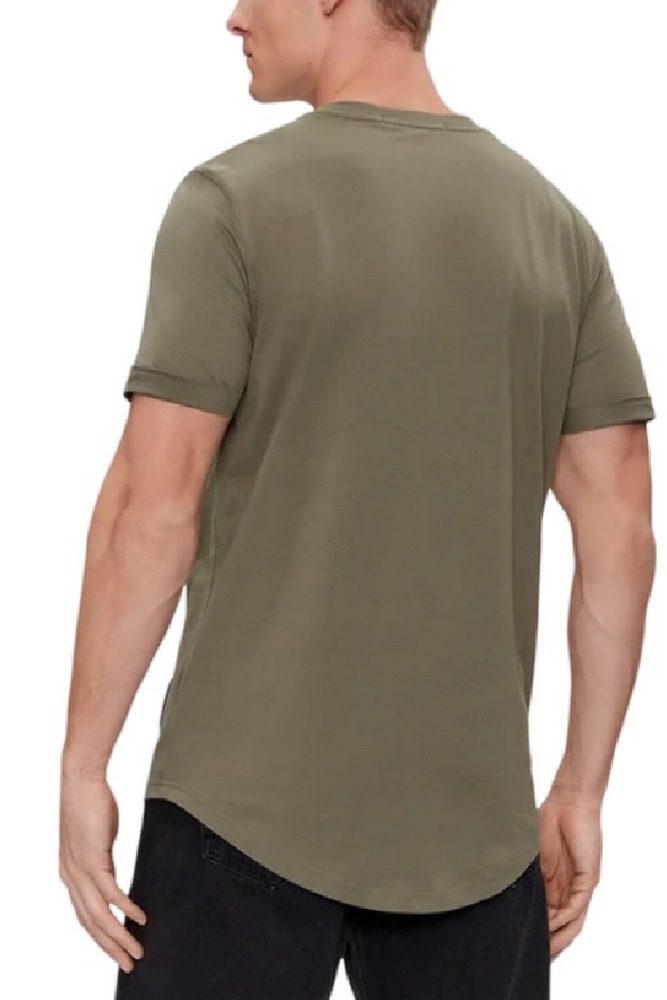 CALVIN KLEIN JEANS BADGE ROUND T-SHIRT ΑΝΔΡΙΚΟ OLIVE