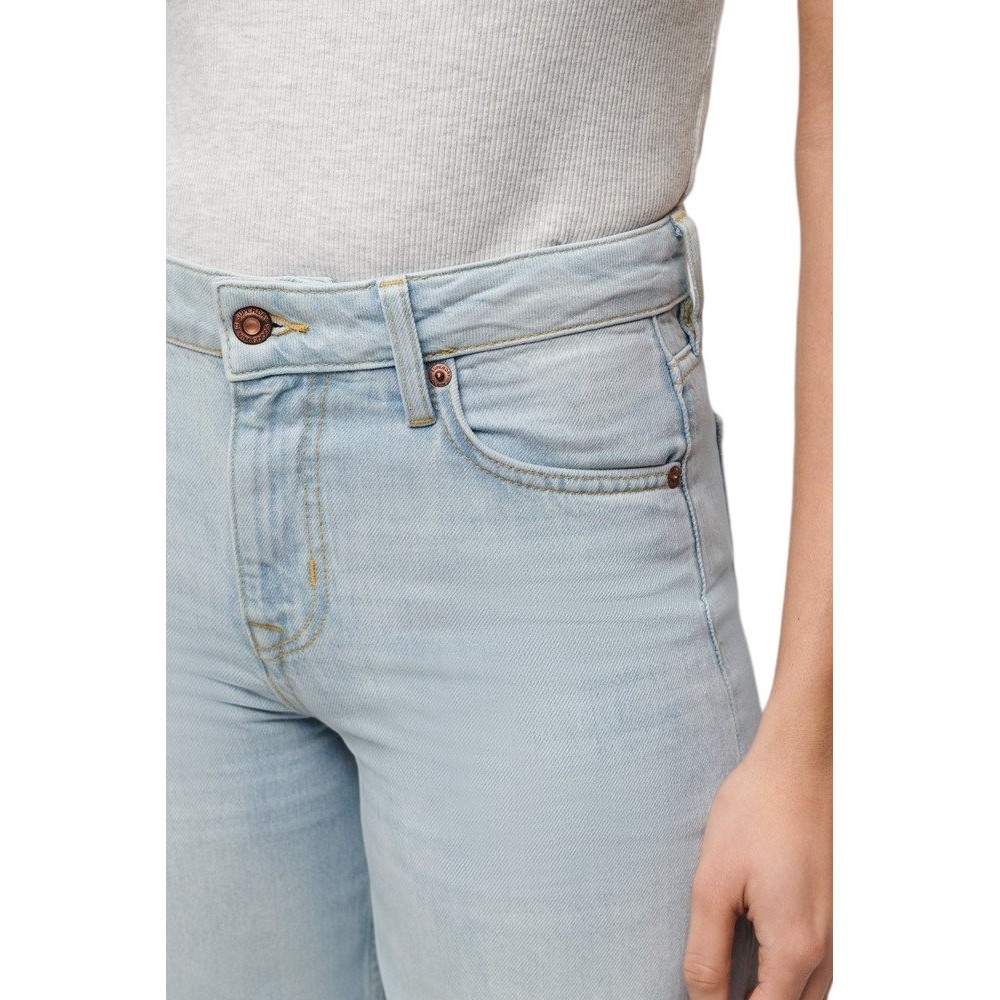 SUPERDRY RAW HEM WIDE LEG FLARE JEANS ΠΑΝΤΕΛΟΝΙ ΓΥΝΑΙΚΕΙΟ BLUΕ DENIM