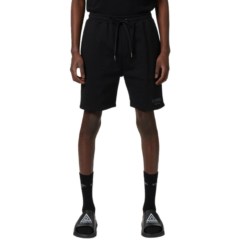 ICEBERG JERSEY ΒΕΡΜΟΥΔΑ ΑΝΔΡΙΚΗ BLACK