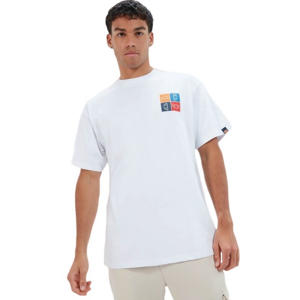 ELLESSE ROLLETTO TEE T-SHIRT ΑΝΔΡΙΚΟ WHITE