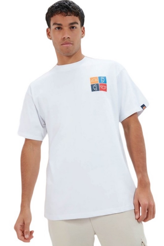 ELLESSE ROLLETTO TEE T-SHIRT ΑΝΔΡΙΚΟ WHITE