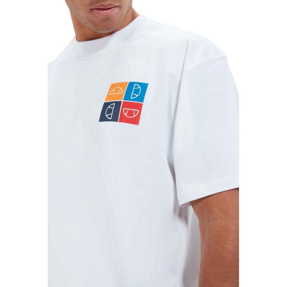 ELLESSE ROLLETTO TEE T-SHIRT ΑΝΔΡΙΚΟ WHITE