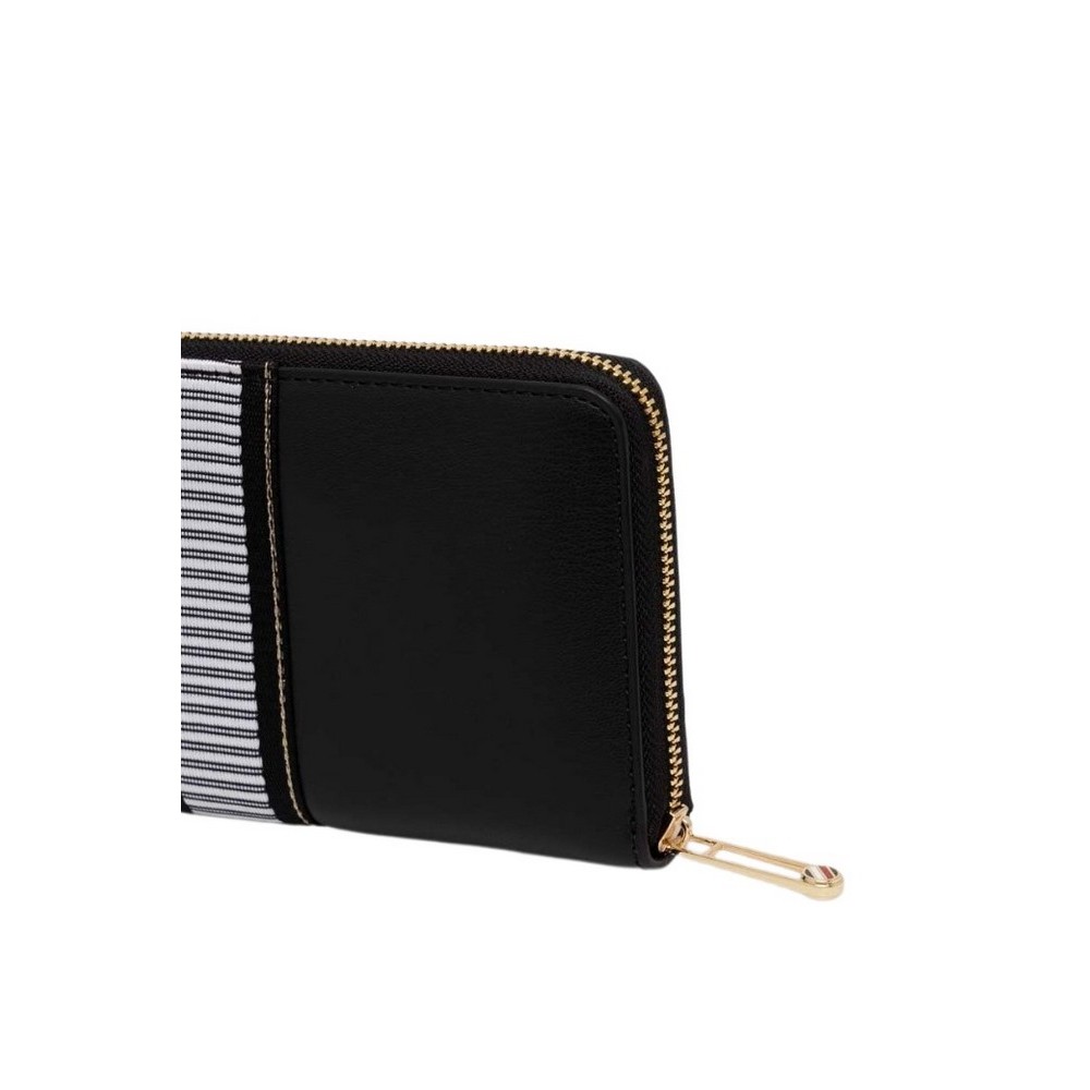 TOMMY HILFIGER TH FRESH LRG ZA ΠΟΡΤΟΦΟΛΙ ΓΥΝΑΙΚΕΙΟ BLACK