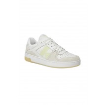 CALVIN KLEIN JEANS BASKET CUPSOLE LOW LTH NBS LUM ΠΑΠΟΥΤΣΙ ΑΝΔΡΙΚΟ WHITE