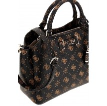 GUESS SILIA GIRLFRIEND SATCHEL ΤΣΑΝΤΑ ΓΥΝΑΙΚΕΙΑ BROWN