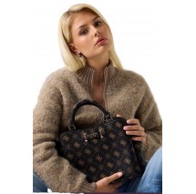 GUESS SILIA GIRLFRIEND SATCHEL ΤΣΑΝΤΑ ΓΥΝΑΙΚΕΙΑ BROWN