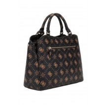 GUESS SILIA GIRLFRIEND SATCHEL ΤΣΑΝΤΑ ΓΥΝΑΙΚΕΙΑ BROWN