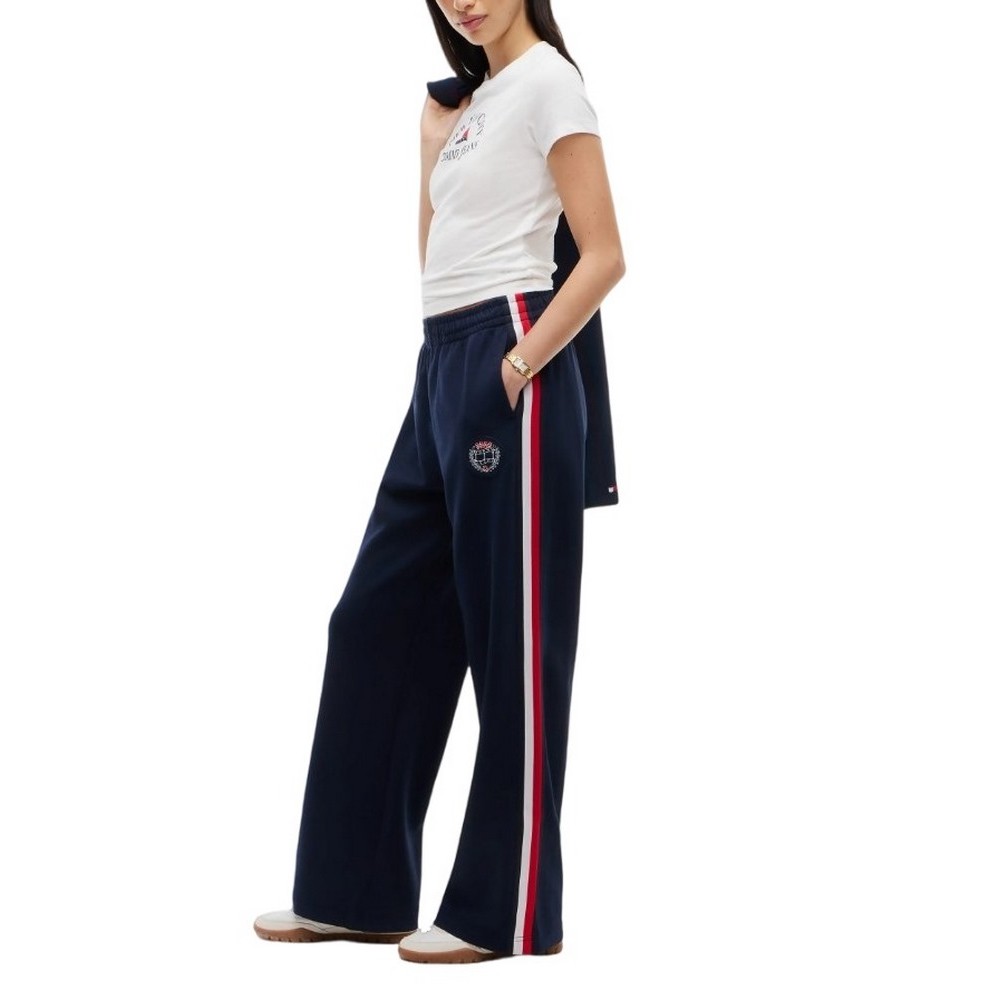 TOMMY JEANS RWB TAPE TRACK PANTS ΦΟΡΜΑ ΠΑΝΤΕΛΟΝΙ ΓΥΝΑΙΚΕΙΟ NAVY