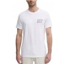CALVIN KLEIN JEANS OMBRE TEXT BOX TEE T-SHIRT ΜΠΛΟΥΖΑ ΑΝΔΡΙΚΗ BRIGHT WHITE