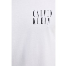CALVIN KLEIN JEANS OMBRE TEXT BOX TEE T-SHIRT ΜΠΛΟΥΖΑ ΑΝΔΡΙΚΗ BRIGHT WHITE