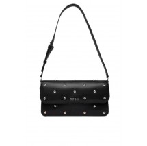 GUESS SADIE FLAP SHOULDER BAG ΤΣΑΝΤΑ ΓΥΝΑΙΚΕΙΑ BLACK