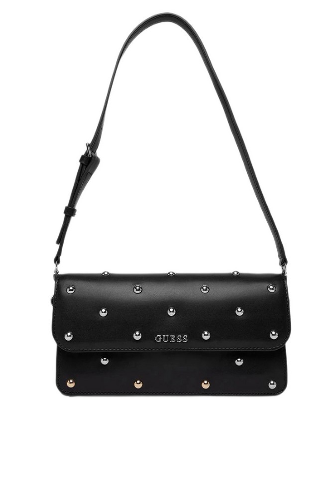 GUESS SADIE FLAP SHOULDER BAG ΤΣΑΝΤΑ ΓΥΝΑΙΚΕΙΑ BLACK
