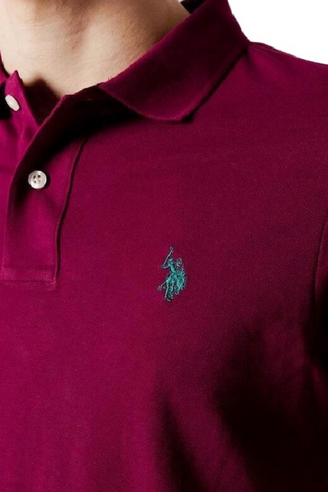 U. S POLO KING ΜΠΛΟΥΖΑ POLO ΑΝΔΡΙΚΗ BORDEAUX