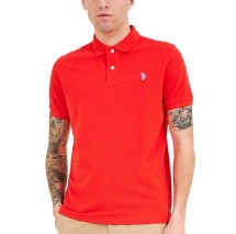 U. S POLO KING ΜΠΛΟΥΖΑ POLO ΑΝΔΡΙΚΗ CORAL