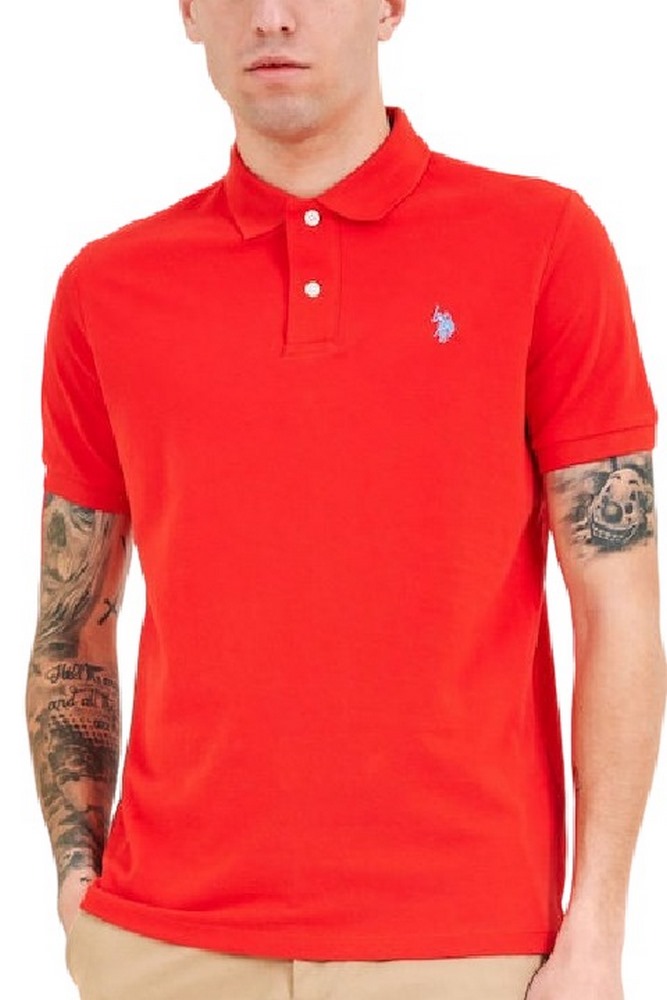 U.S POLO ASSN KING ΜΠΛΟΥΖΑ POLO ΑΝΔΡΙΚΗ CORAL