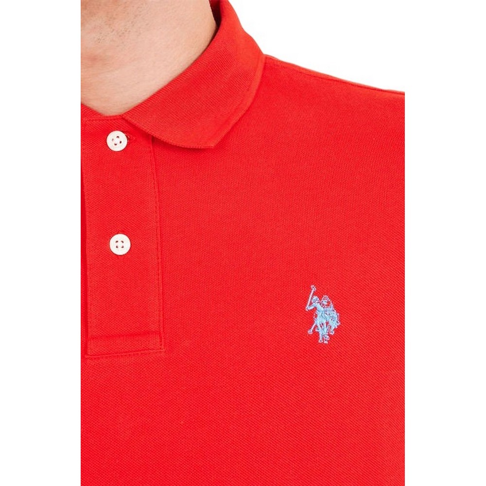 U. S POLO KING ΜΠΛΟΥΖΑ POLO ΑΝΔΡΙΚΗ CORAL