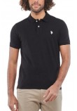 U.S POLO ASSN KING ΜΠΛΟΥΖΑ POLO ΑΝΔΡΙΚΗ BLACK