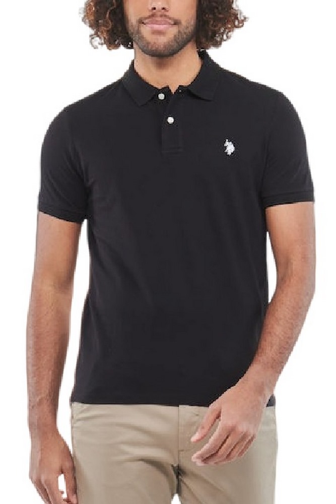 U. S POLO KING ΜΠΛΟΥΖΑ POLO ΑΝΔΡΙΚΗ BLACK