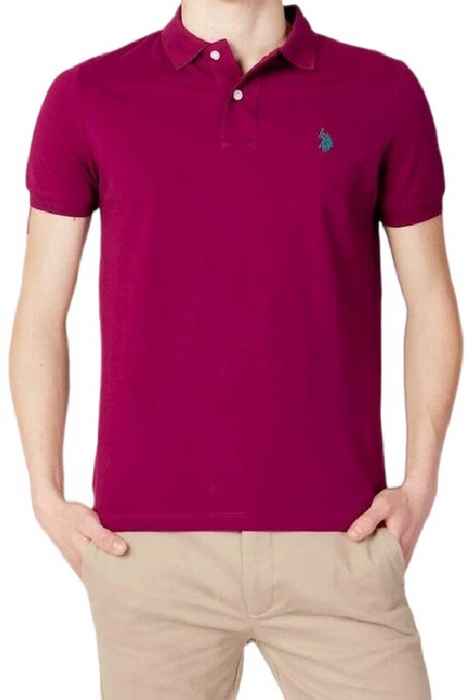 U. S POLO KING ΜΠΛΟΥΖΑ POLO ΑΝΔΡΙΚΗ BORDEAUX