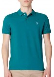 U. S POLO KING ΜΠΛΟΥΖΑ POLO ΑΝΔΡΙΚΗ TURQUOISE