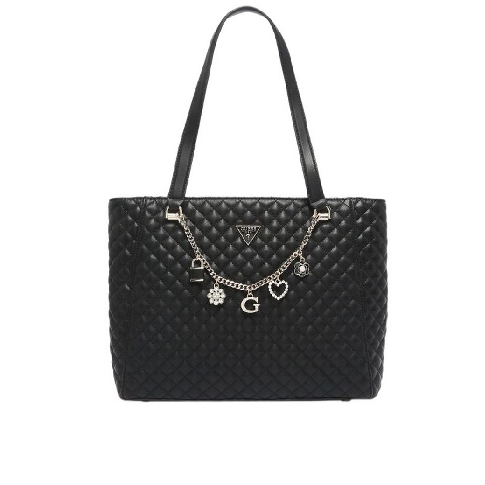 GUESS EVERLEE NOEL TOTE ΤΣΑΝΤΑ ΓΥΝΑΙΚΕΙΑ BLACK