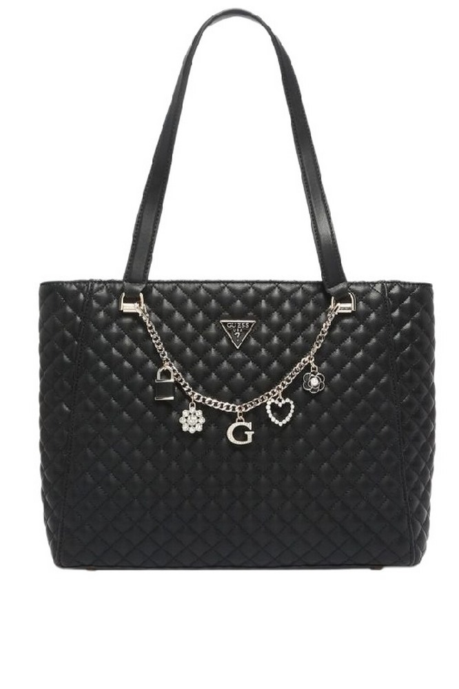 GUESS EVERLEE NOEL TOTE ΤΣΑΝΤΑ ΓΥΝΑΙΚΕΙΑ BLACK