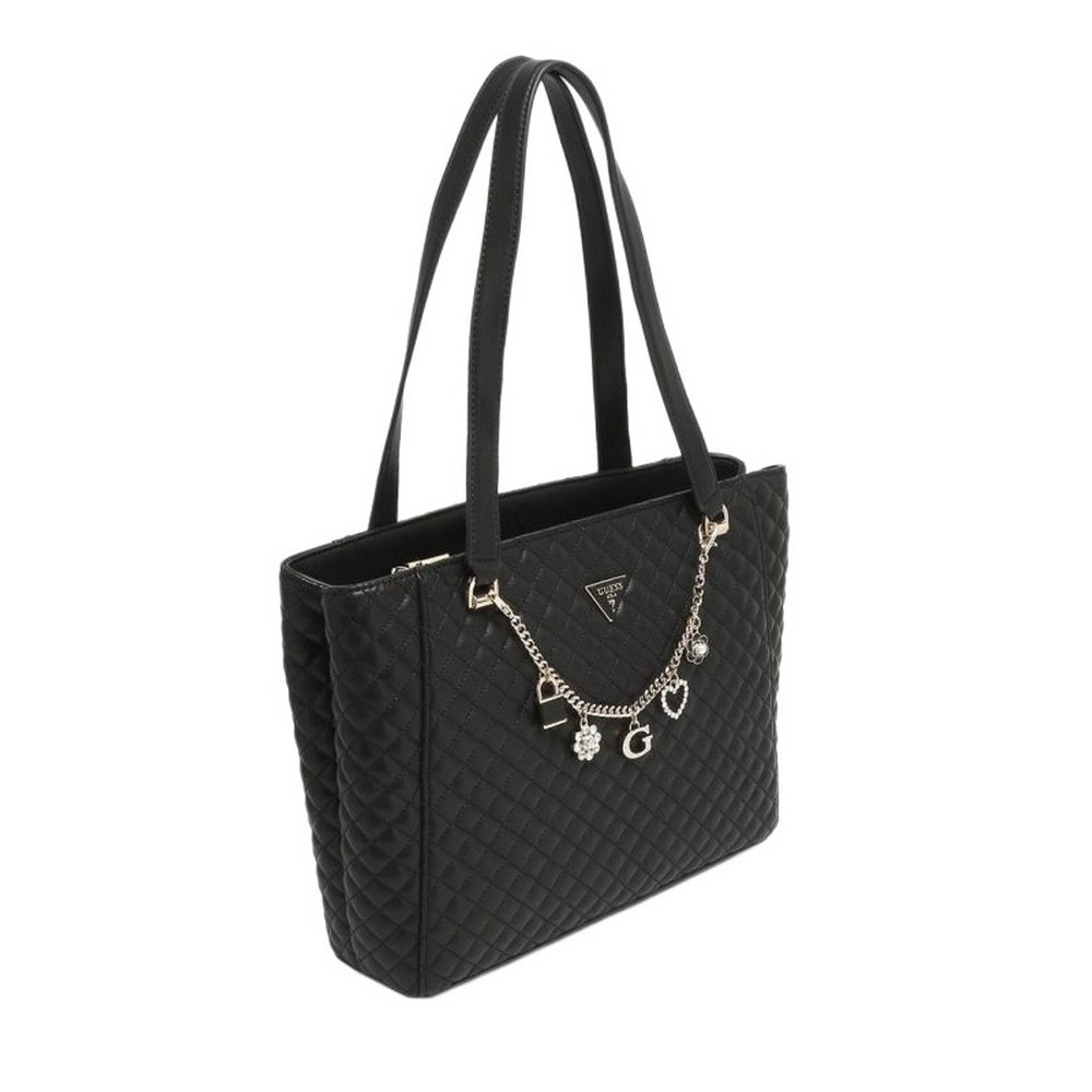 GUESS EVERLEE NOEL TOTE ΤΣΑΝΤΑ ΓΥΝΑΙΚΕΙΑ BLACK