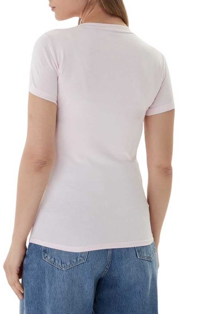 GUESS VN MINI TRIANGLE T-SHIRT ΜΠΛΟΥΖΑ ΓΥΝΑΙΚΕΙΑ ROSE